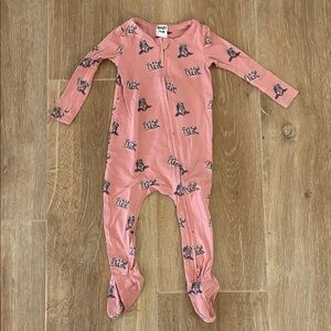 Cotton On Baby Biggie Smalls Print Footie 12-18M